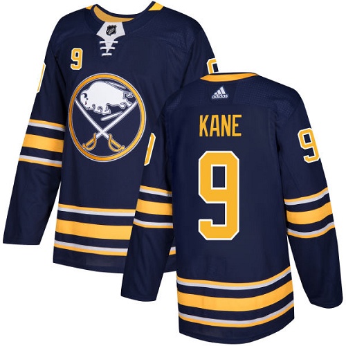 Adidas Sabres #9 Evander Kane Navy Blue Home Authentic Youth Stitched NHL Jersey - Click Image to Close